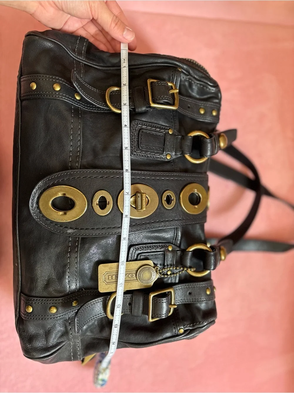 Coach 65th Anniversary XL Lily Legacy Satchel with Kisslock🖤